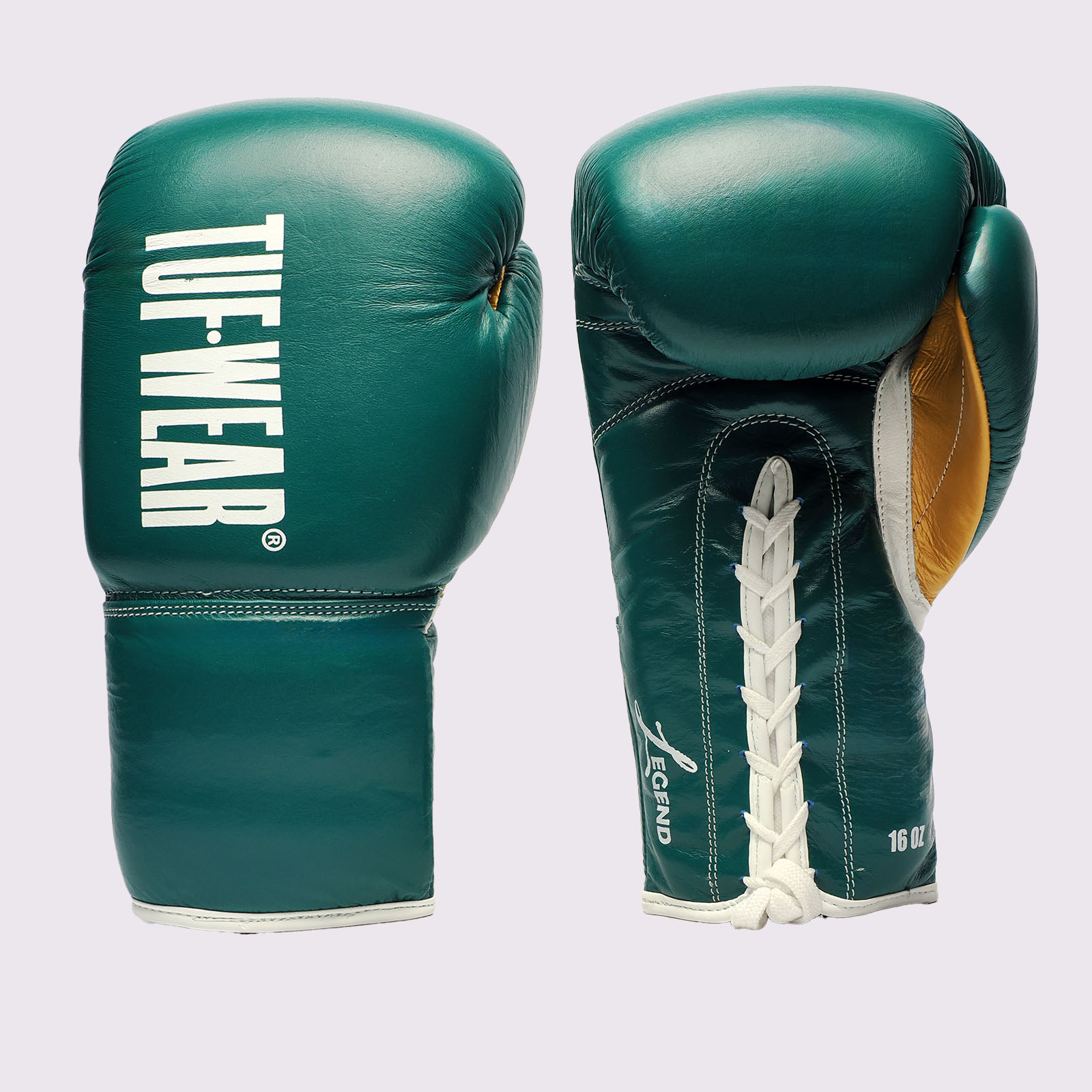 Tuf Wear Legend LACE UP Training Gloves - TW33788-GREEN/GOLD